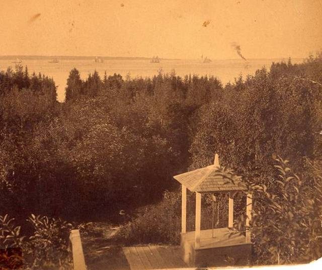 An historic view of the old wellhouse (photo courtesy of Melinda Beyne-Spencley)